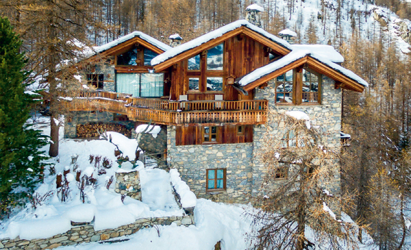 The luxury of a legendary chalet
