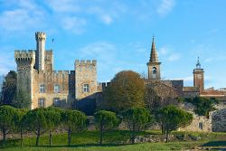 A medieval castle near Avignon